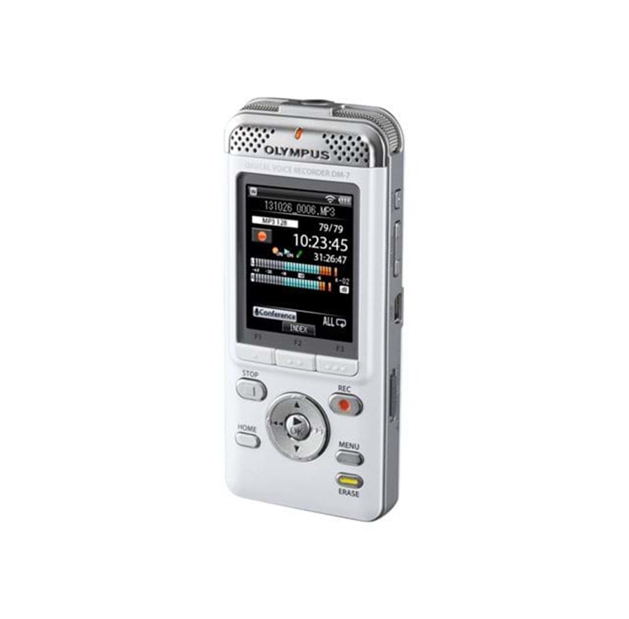 MP3-soittimet ja äänitallentimet - Olympus DM-7 - MP3 player 4 GB - V407151WE000