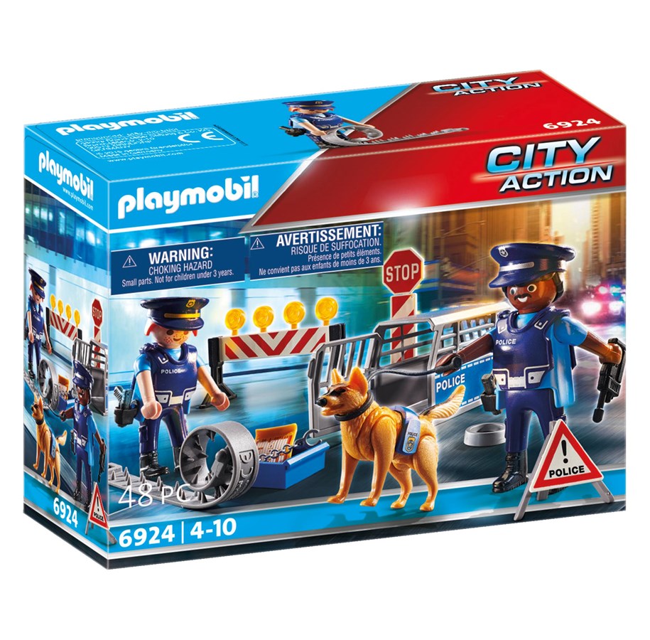Playmobil - Playmobil Kaupunkitoimintaa - Police Roadblock - 6924