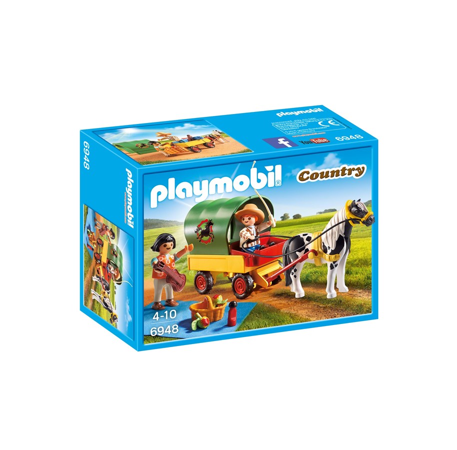 Playmobil - Playmobil Country - Eväsretki ponivankkureilla - 6948