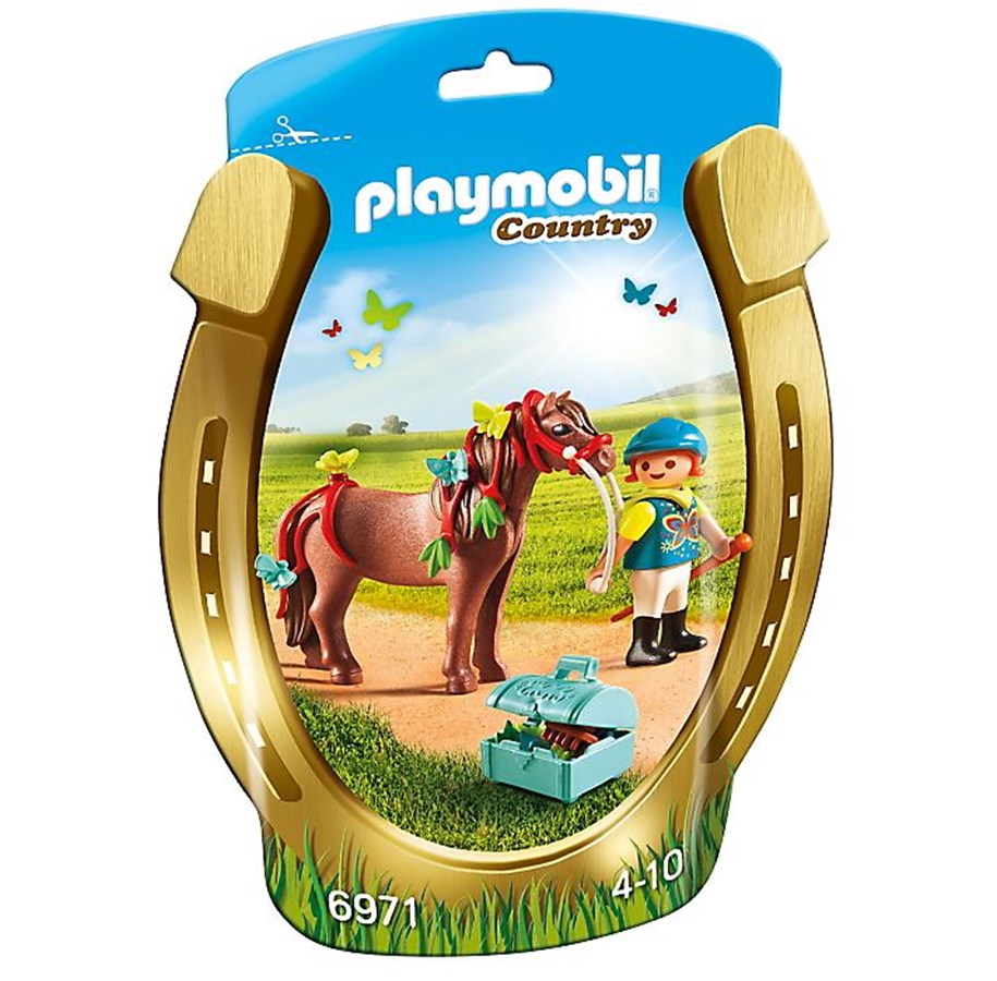 Playmobil - Playmobil Country - Groomer with Butterfly Pony - 6971 - 6971