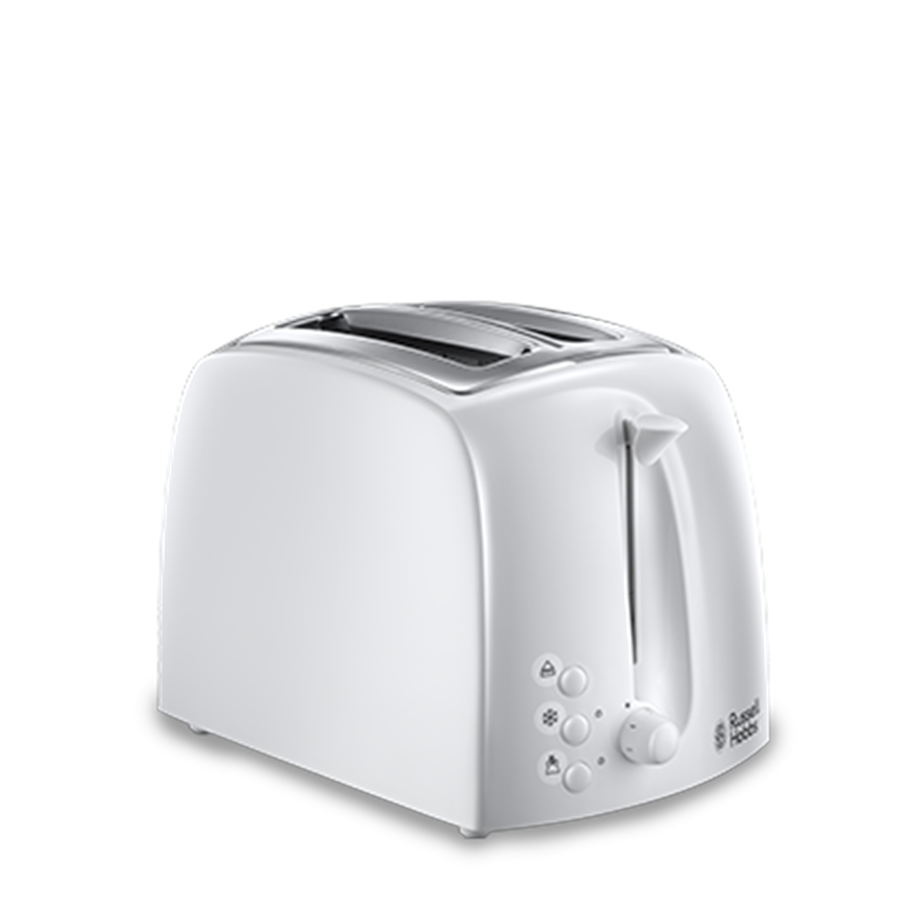 Leivänpaahdin - Russell Hobbs Leivänpaahdin Textures 2SL - White - 21640-56