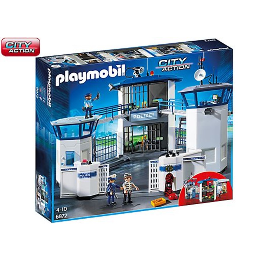 Playmobil - Playmobil Kaupunkitoimintaa - Police headquarter with prison - 6872 - 6872