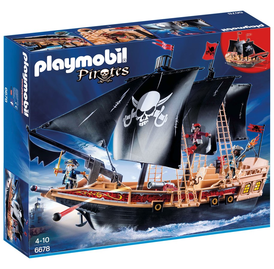 Playmobil - Playmobil Merirosvot - Merirosvojen taistelulaiva - 6678