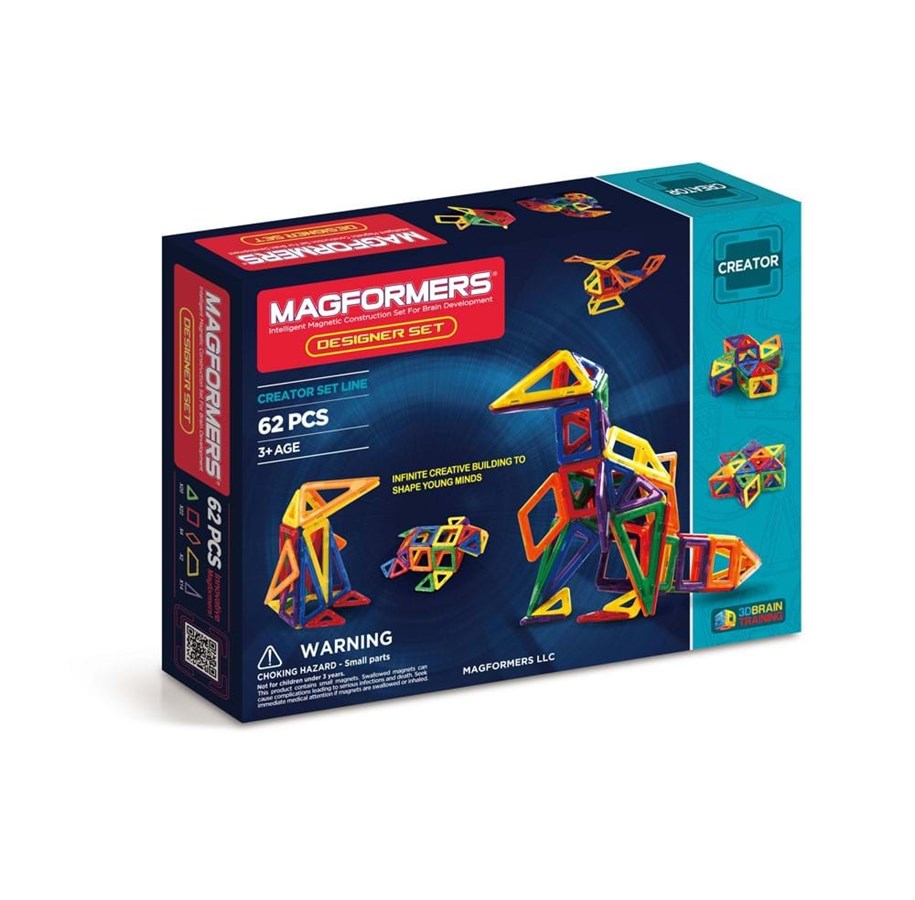 Rakennussarjat - Magformers Designer Set - 62 pcs - 3006