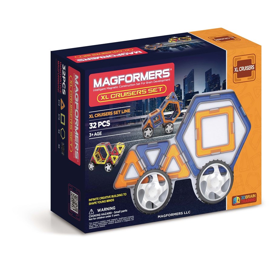 Rakennussarjat - Magformers XL Cruiser -sarja - 30 kpl - MAG-3007