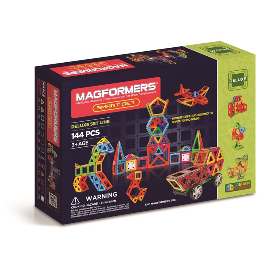 Rakennussarjat - Magformers Smart Set - 144 pcs - MAG-3013