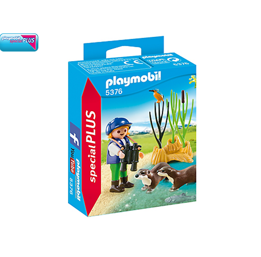 Hahmot - Playmobil Young explorer with otters - 5376 - 5376
