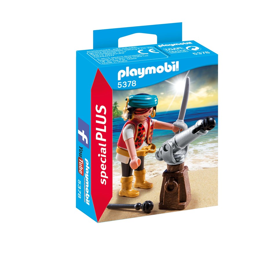 Hahmot - Playmobil Merirosvo ja kanuuna - 5378