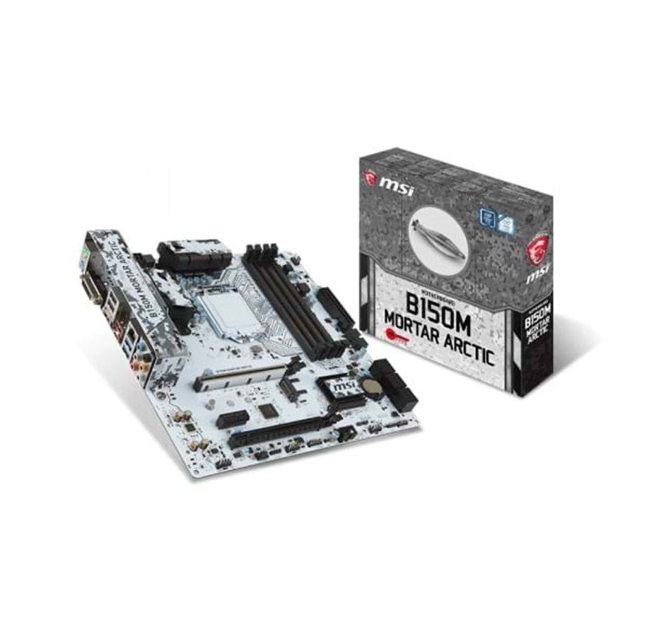 Emolevy - MSI B150M MORTAR ARCTIC Emolevy - Intel B150 Express - Intel LGA1151 socket - DDR4 RAM - Micro-ATX - B150M MORTAR ARCTIC