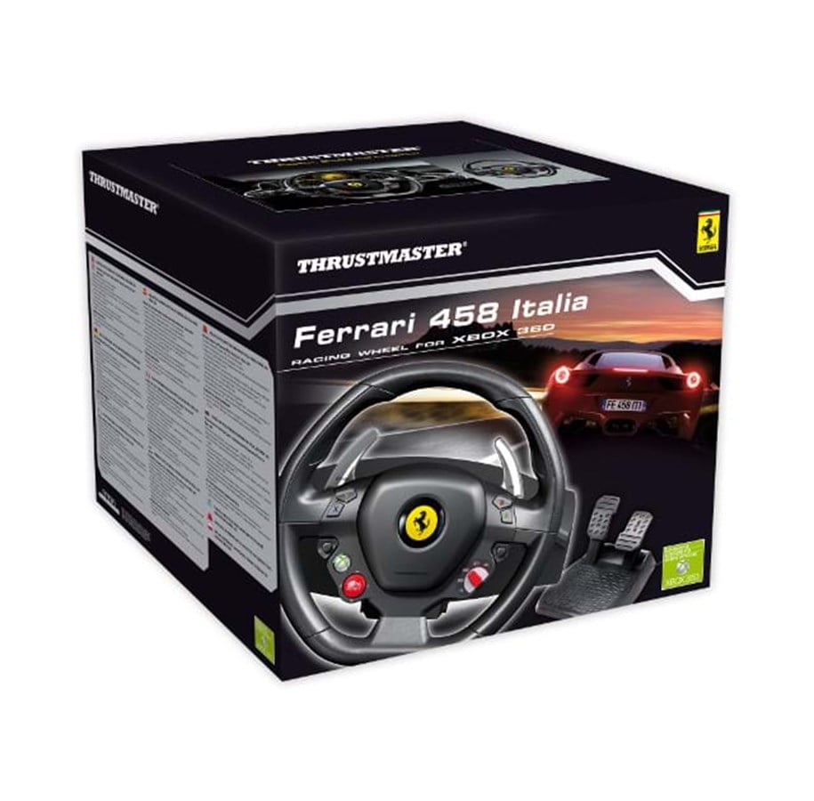 Pelit - lisävarusteet - Thrustmaster Ferrari 458 Italia - Wired Wheel, gamepad and pedals set - Microsoft Xbox 360 - 4460094