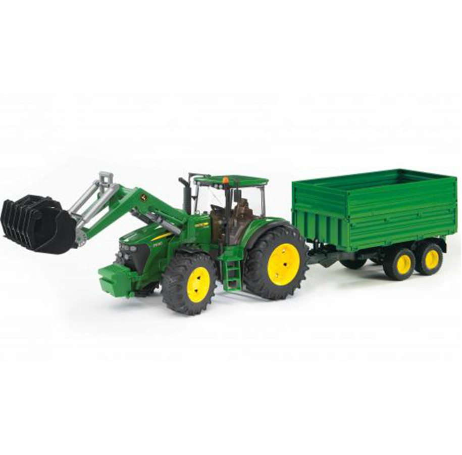 Leluautot - Bruder John Deere 7930 with Trailer - 03055