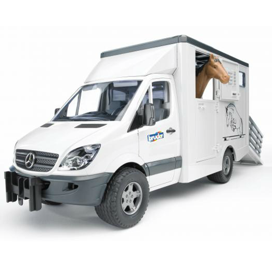 Leluautot - Bruder Mercedes Benz Sprinter animal transporter - 02533