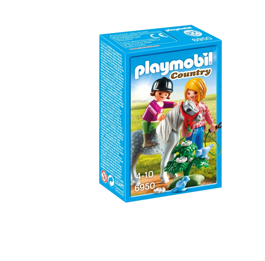 Hahmot - Playmobil Poniratsastus äidin kanssa - 6950