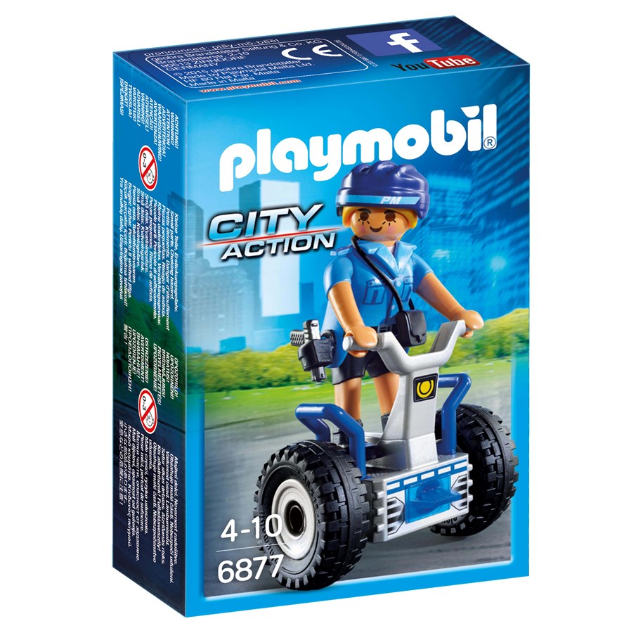 Hahmot - Playmobil Naispoliisi ja segway - 6877