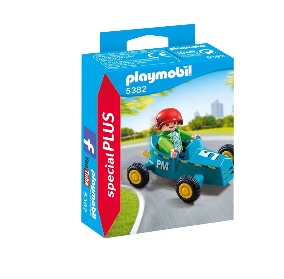 Hahmot - Playmobil Poika ja mikroauto - 5382