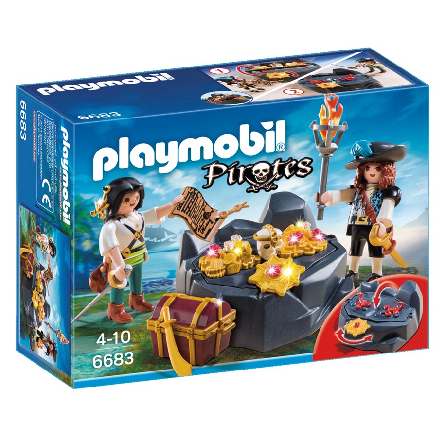 Playmobil - Playmobil Merirosvot - Merirosvot ja aarrearkku - 6683