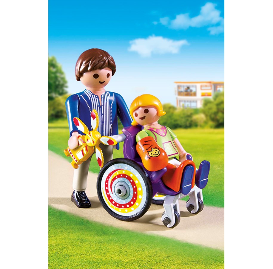 Hahmot - Playmobil Lapsi pyörätuolissa - 6663