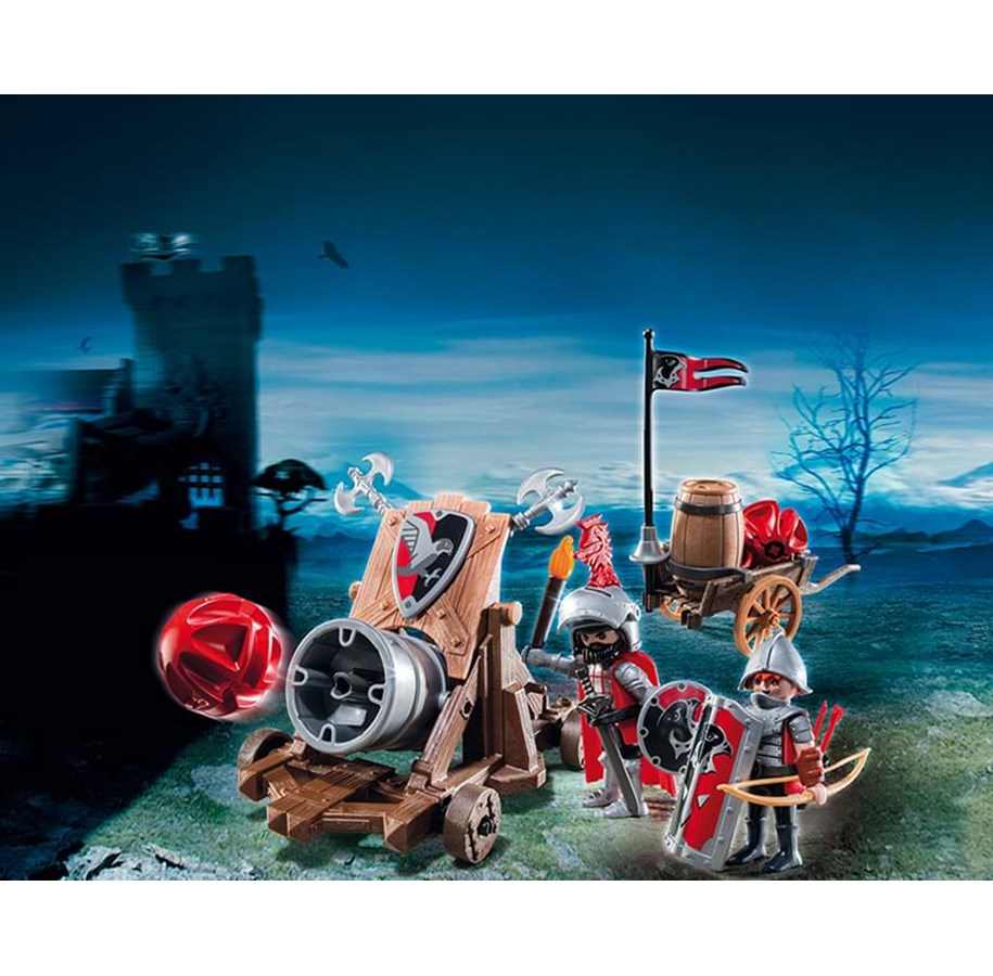 Playmobil - Playmobil Knights - Haukkaritarien taistelija tykki - 6038