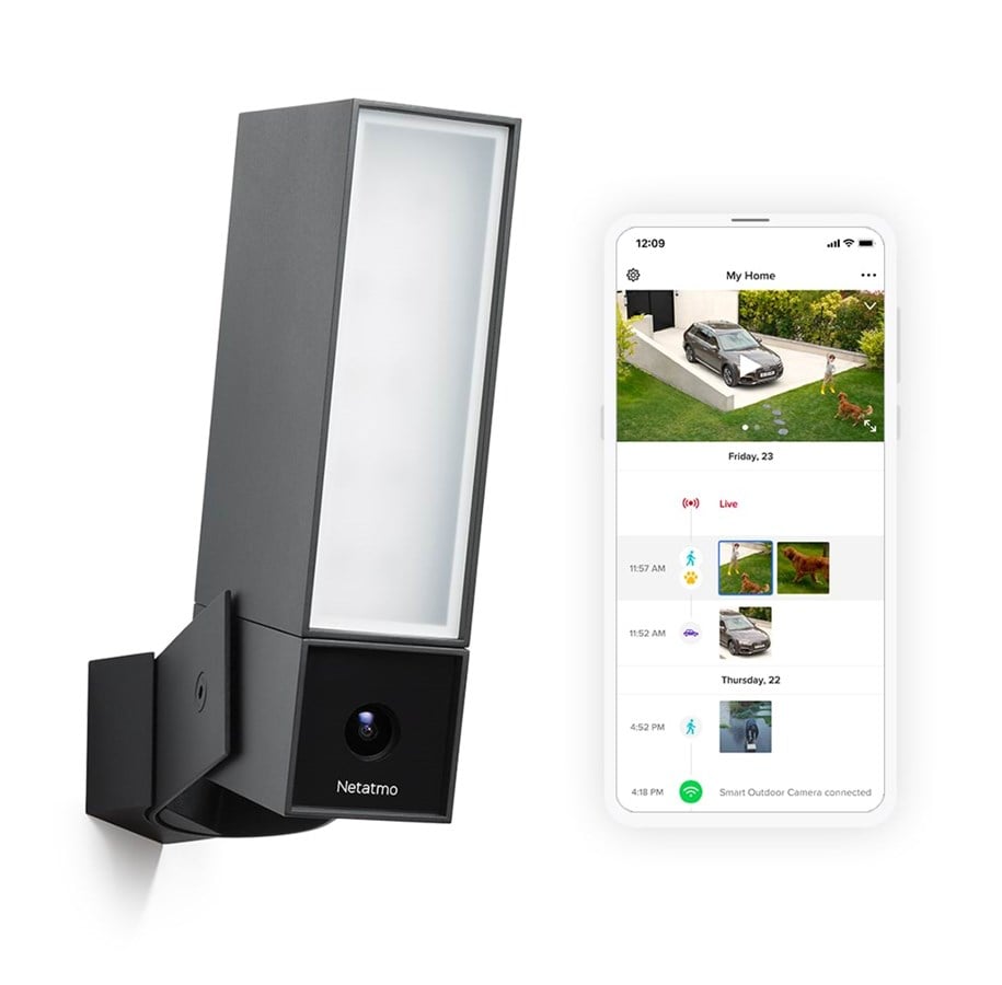 Smart Home - Älykoti - Netatmo Presence Smart Outdoor Camera - Älykäs ulkokamera - NOC01-EU