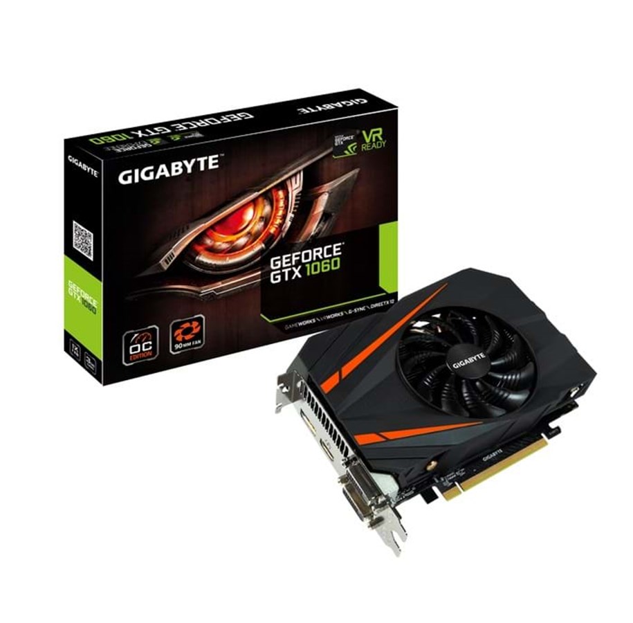 Näytönohjaimet - GIGABYTE GeForce GTX 1060 ITX OC - 3GB GDDR5 RAM - Näytönohjaimet - GV-N1060IXOC-3GD
