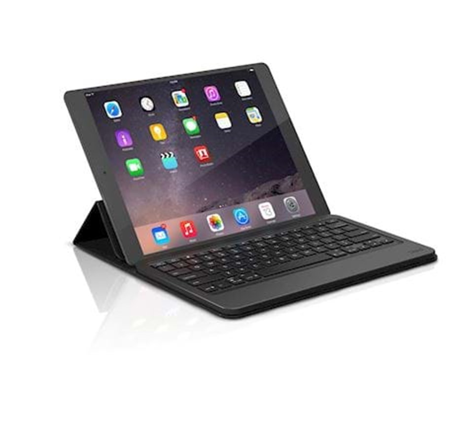 Näppäimistöt - ZAGG UNI KEYBOARD 12" FITS IPAD PRO12 BK - Näppäimistö - Musta - ZGUNM2-BKN