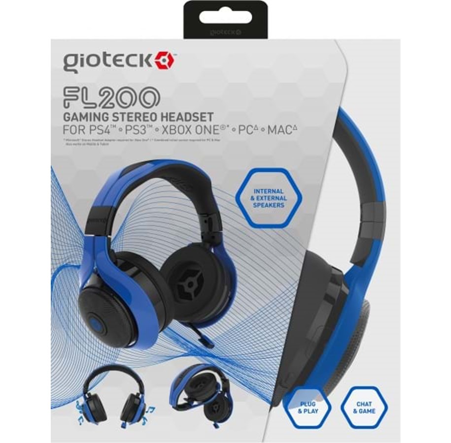Kuulokkeet - Nordic Game Supply FL-200 Stereo Headset - 308120