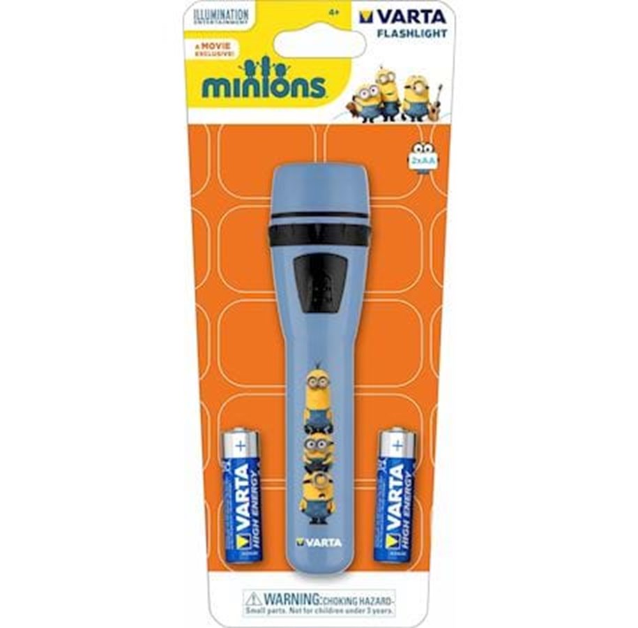 Taskulamput ja otsalamput - VARTA Flashlight with Minions - 15610101421