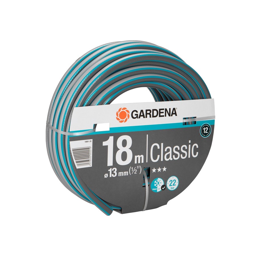 Puutarhan kastelu - Gardena Klassinen letku 13 mm 18 m - 18002 - 18002