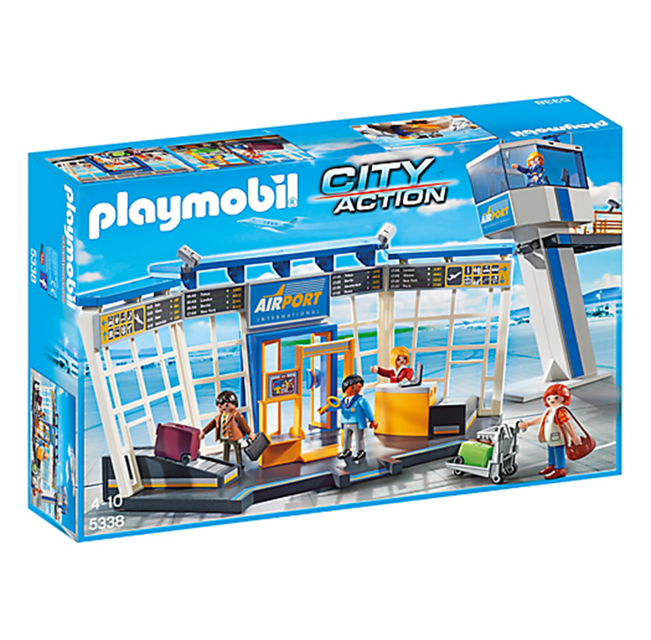 Playmobil - Playmobil Kaupunkitoimintaa - Airport with Control Tower - 5338 - 5338