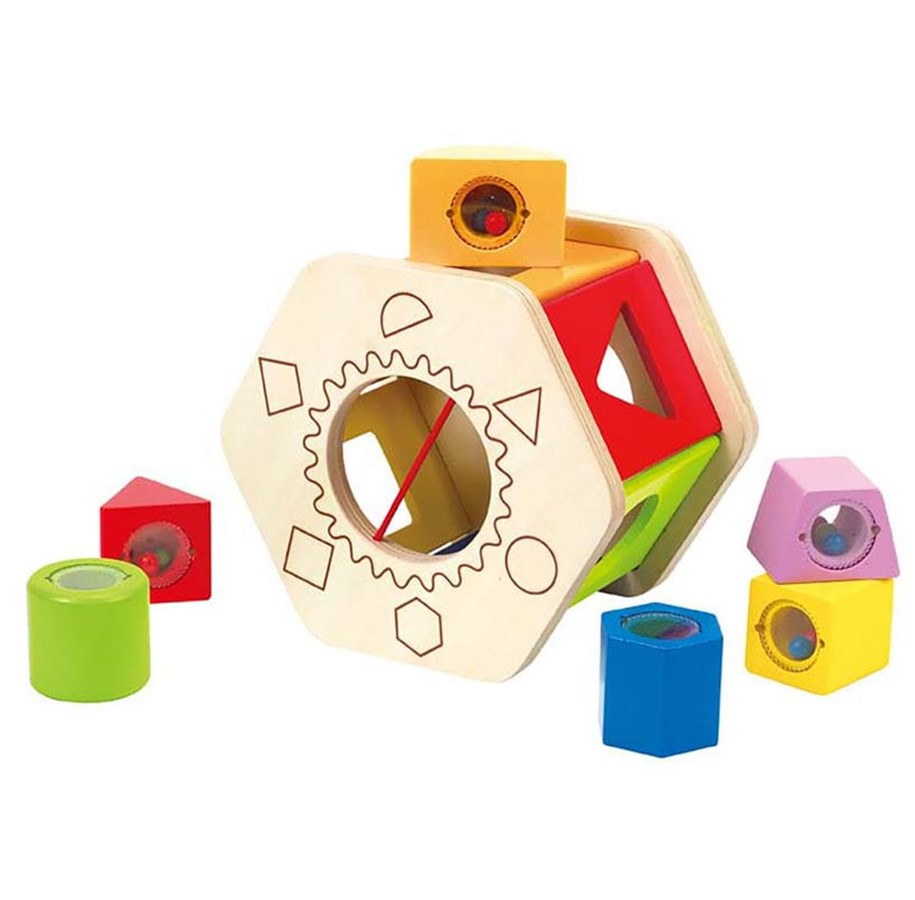 Puulelut - Hape Ravista ja sovita muotojen lajittelija - 5621