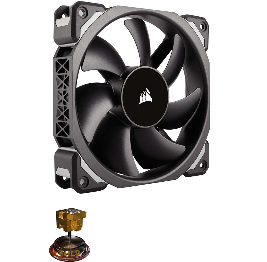 Kotelotuuletin - Corsair ML120 PRO Premium Magnetic Levitation - Kotelotuuletin - 120mm - musta - 37 dBA - CO-9050040-WW