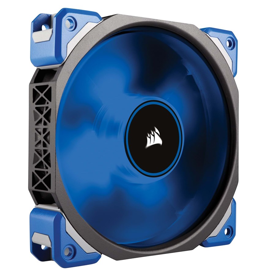 Kotelotuuletin - Corsair ML120 PRO LED Blue Premium Magnetic Levitation - Kotelotuuletin - 120mm - Musta sinisellä LED-valolla - 37 dBA - CO-9050043-WW