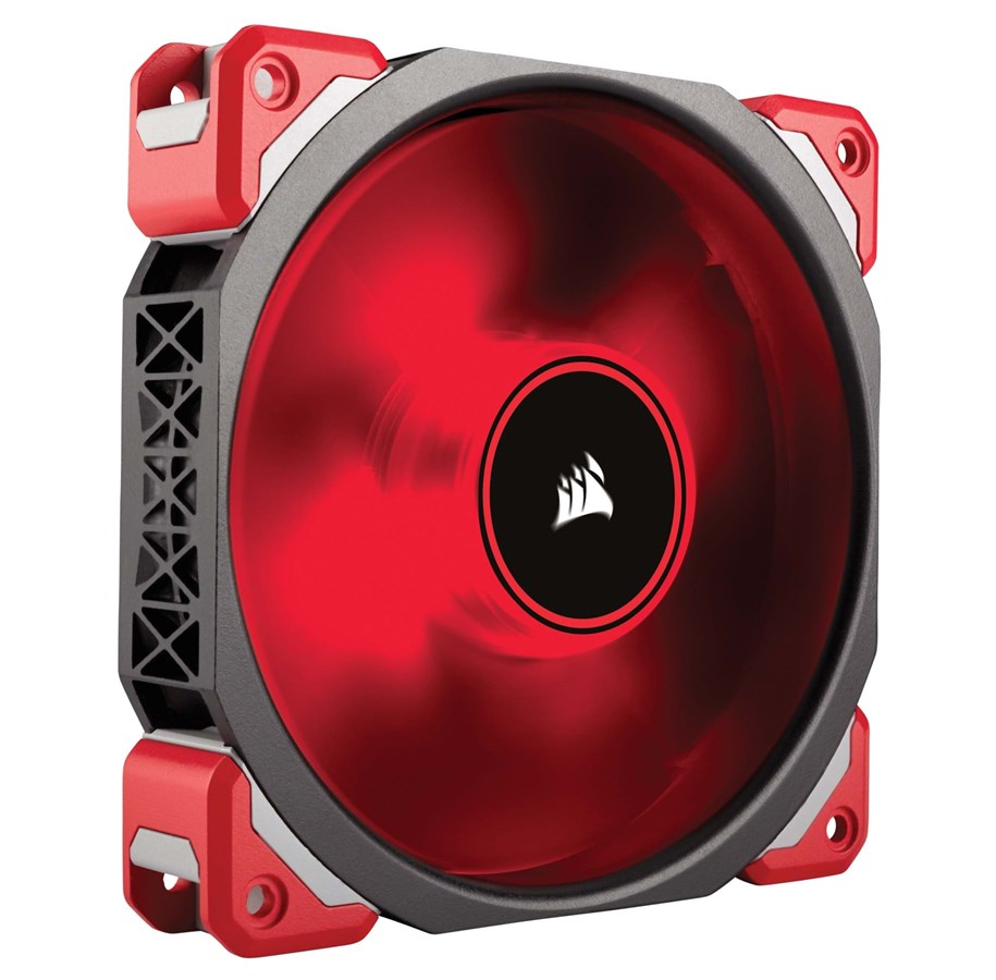 Kotelotuuletin - Corsair ML120 PRO LED Red Premium Magnetic Levitation - Kotelotuuletin - 120mm - Musta punaisella LED valolla - 37 dBA - CO-9050042-WW