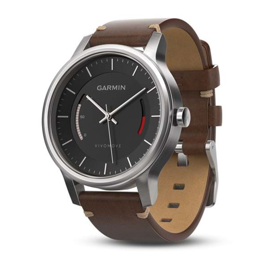 Älykellot, Urheilukellot & Aktiivisuusrannekkeet - Garmin vívomove Premium- Stainless Steel - 010-01597-20