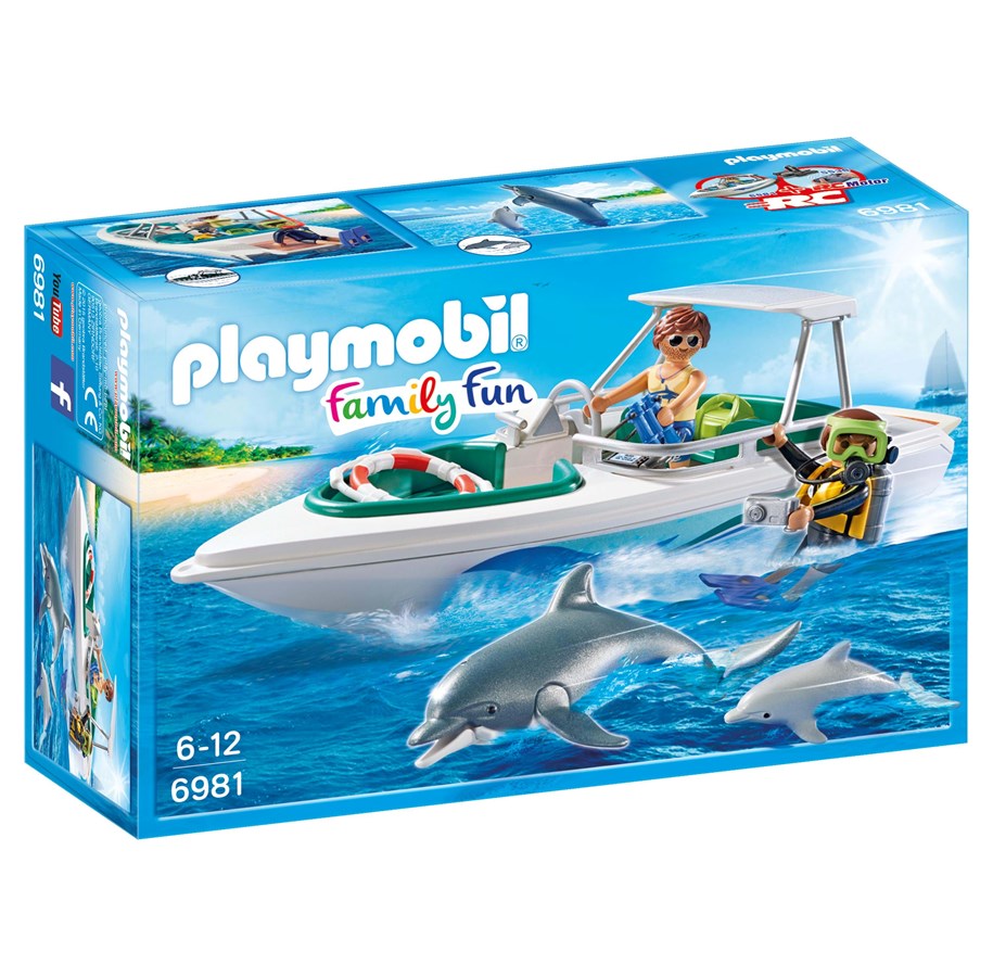 Playmobil - Playmobil Family Fun - Sukellusretki pikaveneellä - 6981