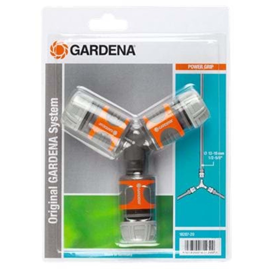 Puutarhan kastelu - Gardena Kaksisuuntainen kytkentäsarja 13 mm 18287 - 18287-20