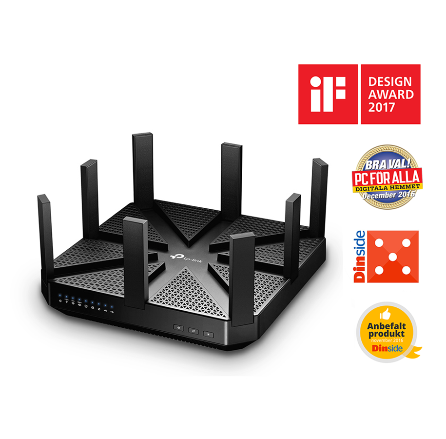 Reitittimet  - TP-Link Archer C5400 Tri Band - Wireless router Wi-Fi 5 - ARCHER C5400