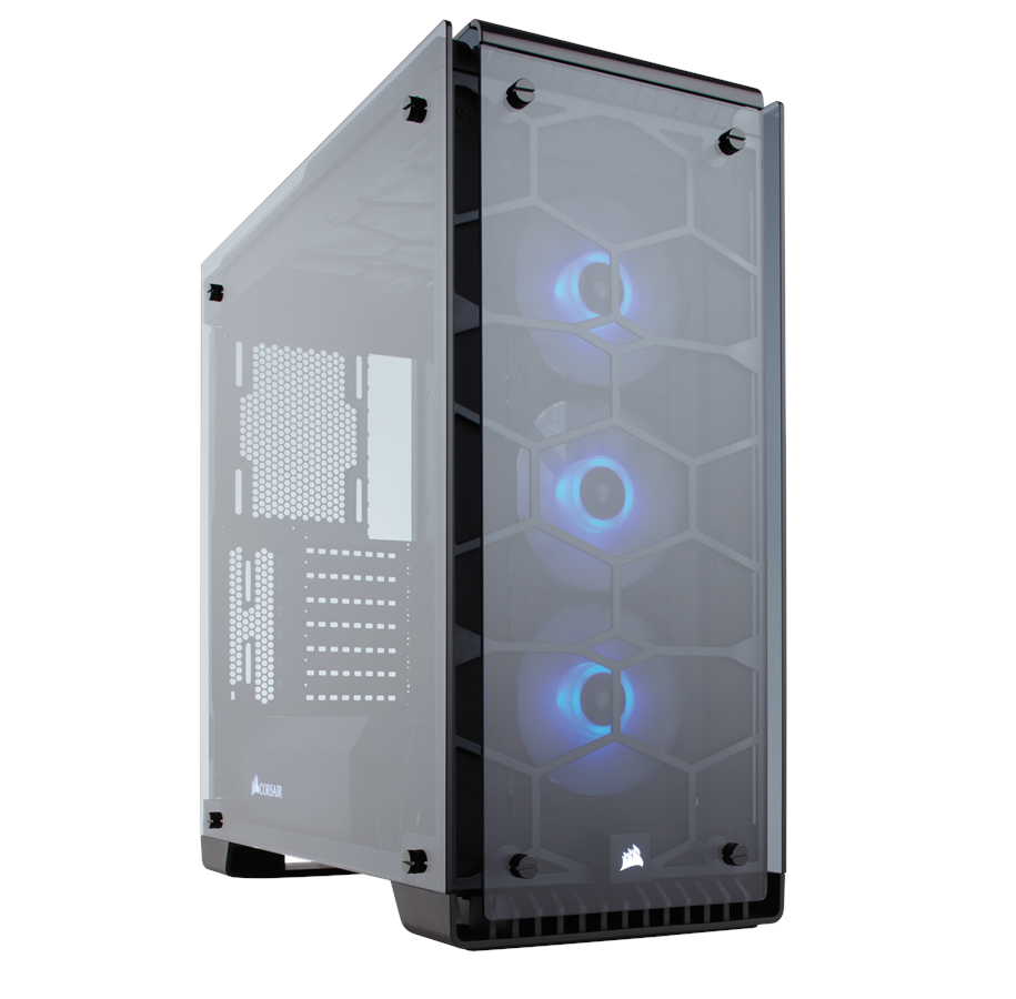 Kotelot - Corsair Crystal 570X RGB Black - Kotelot - Miditower - Läpinäkyvä - CC-9011098-WW