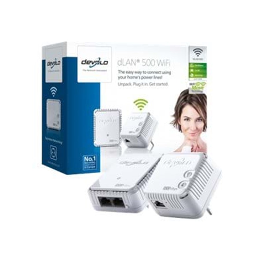 Homeplug / PowerLine - devolo dLAN 500 WiFi Homeplug / PowerLine - 9089