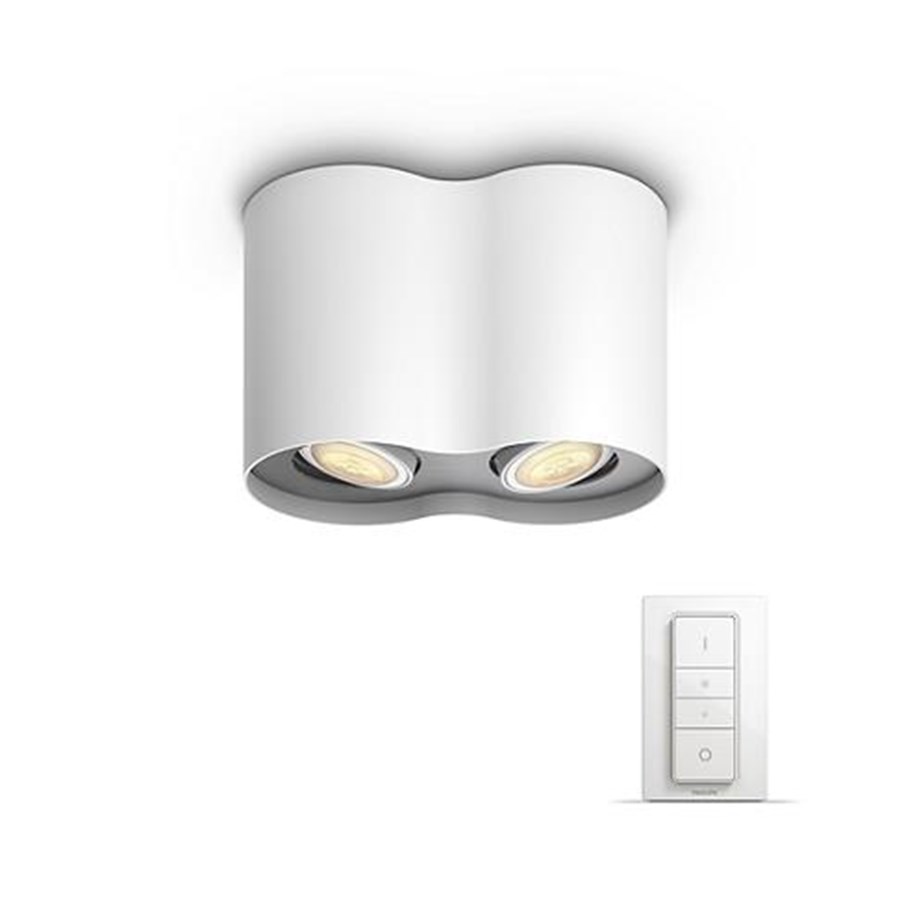 Smart Home - Älykoti - Philips Hue Pillar - Dual Spot - White - 915001807905
