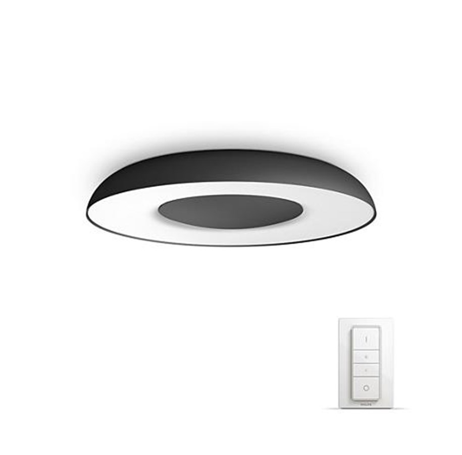 Smart Home - Älykoti - Philips Hue Still Ceiling Lamp - Black - 915005402701