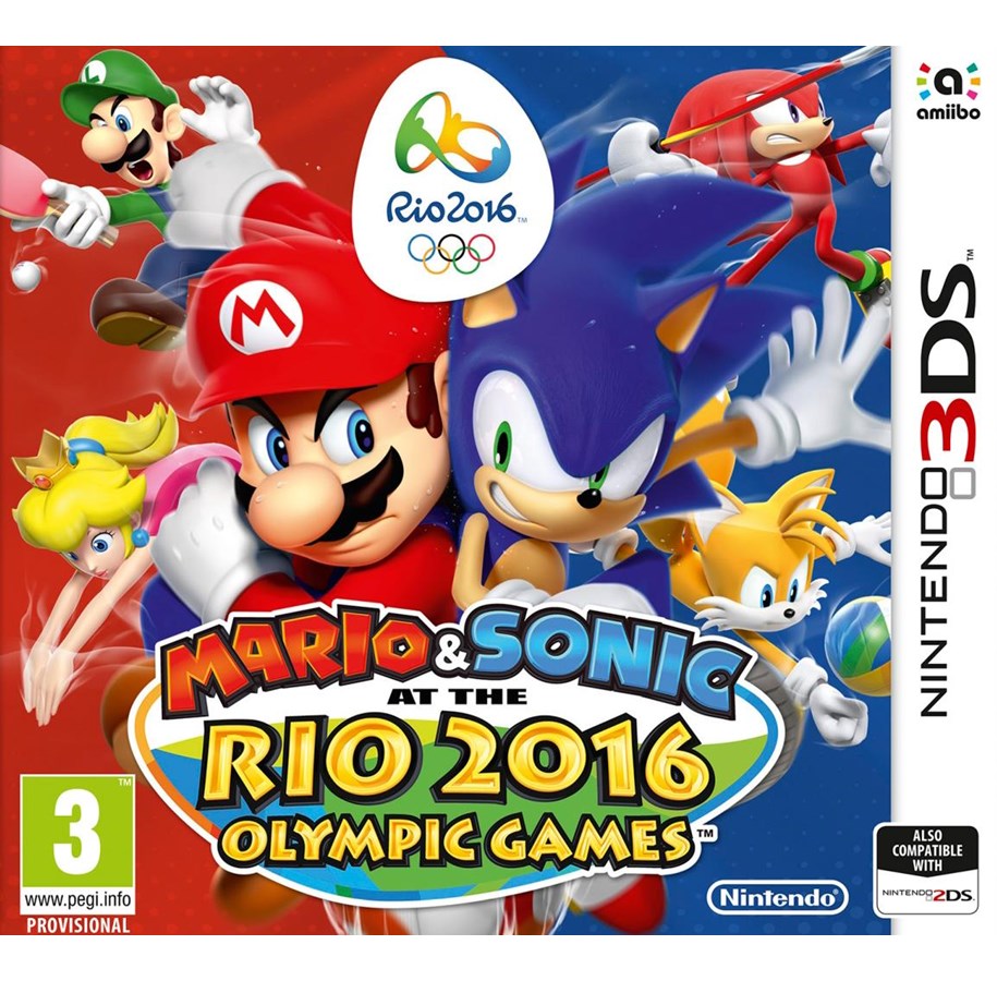 Pelit - Mario & Sonic At The Rio 2016 Olympic Games - Nintendo 3DS - Urheilu - 0045496472214
