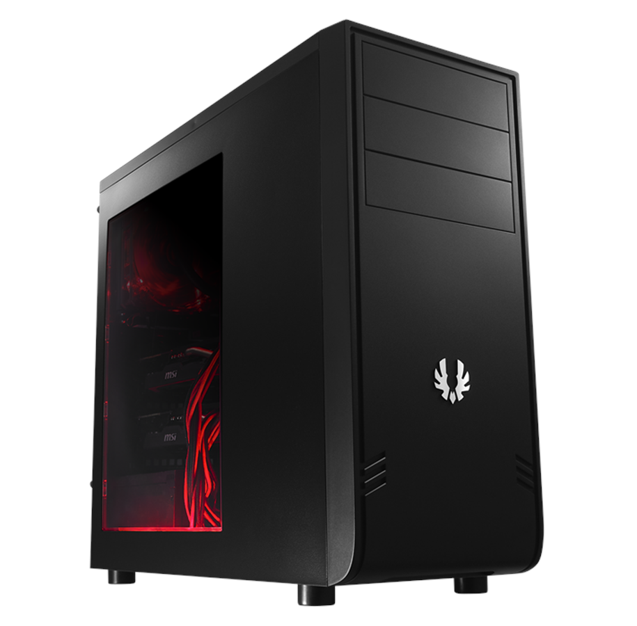 Kotelot - BitFenix Comrade Window - Black - Kotelot - Miditower - Musta - BFC-COM-100-KKWS1-RP