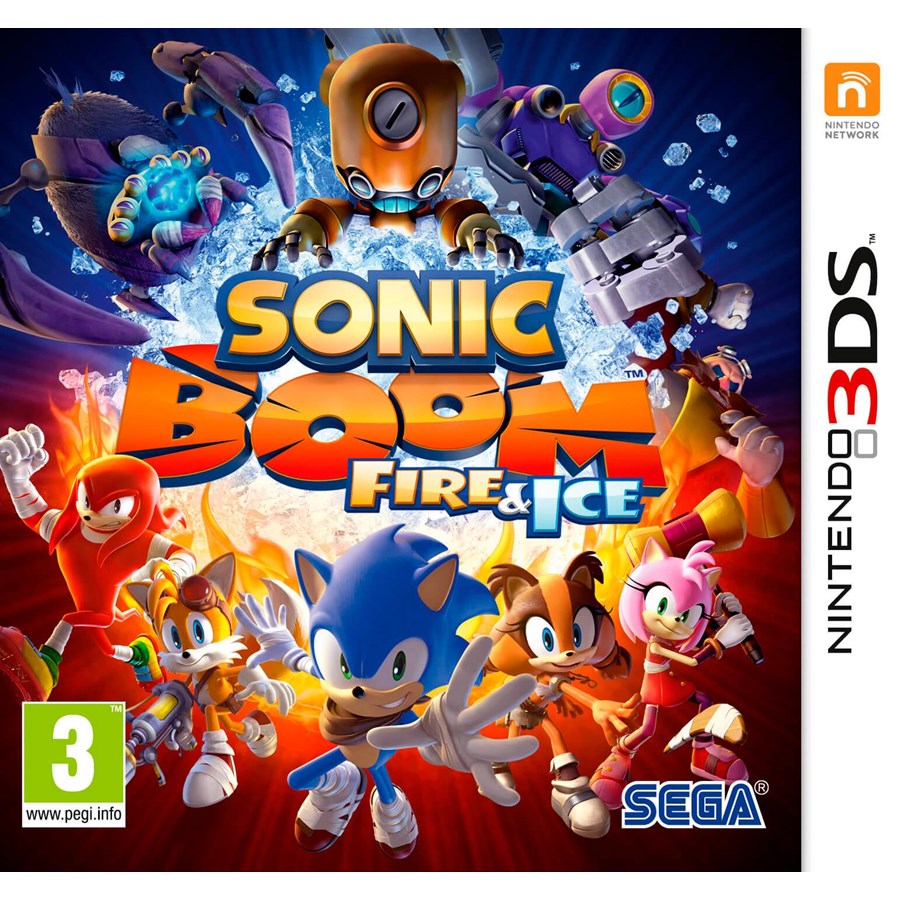 Pelit - Sonic Boom: Fire & Ice - Nintendo 3DS - Toiminta/Seikkailu - 0045496528362