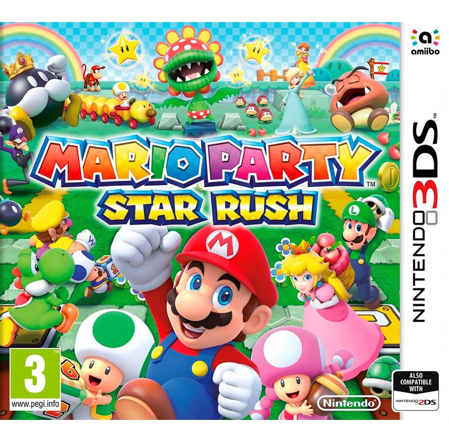 Pelit - Mario Party: Star Rush - Nintendo 3DS - Party - 0045496473976