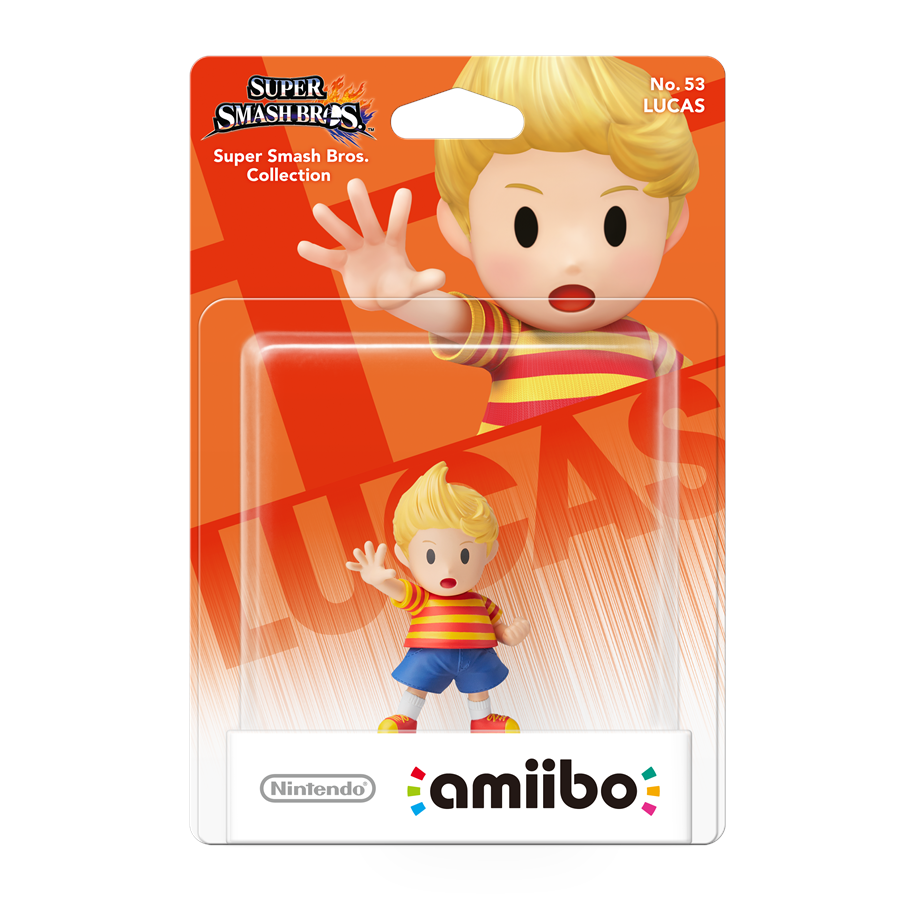 Pelit - lisävarusteet - Nintendo Amiibo Lucas no. 53 (Super Smash Bros. Collection) - Miscellaneous Lisävarusteet pelikonsoleille - Nintendo 3DS - 0045496353377
