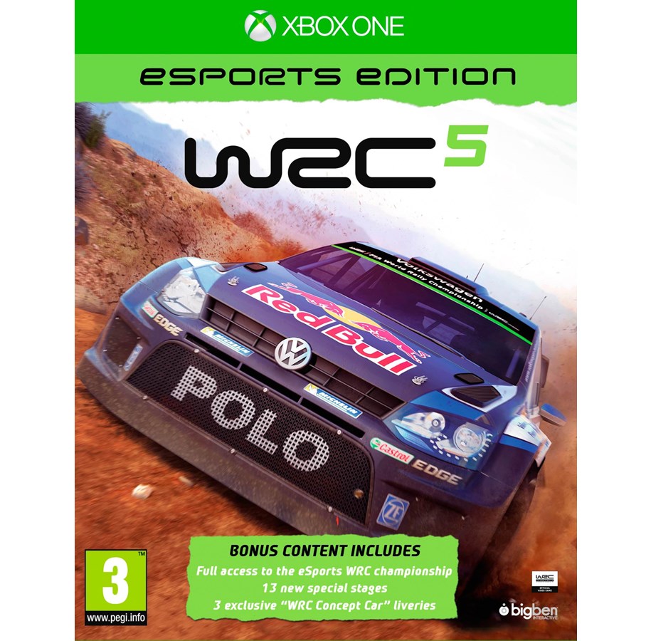 Pelit - WRC 5: FIA World Rally Championship - eSports Edition - Microsoft Xbox One - 12 - Kilpa-ajo - 3499550346688