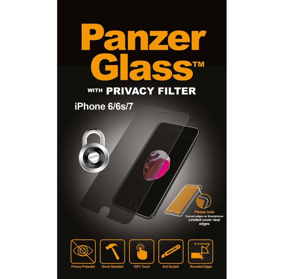 Puhelintarvikkeet - Näytönsuojat - PanzerGlass Apple iPhone 6/6s/7/8 - Privacy - PANZERP2003