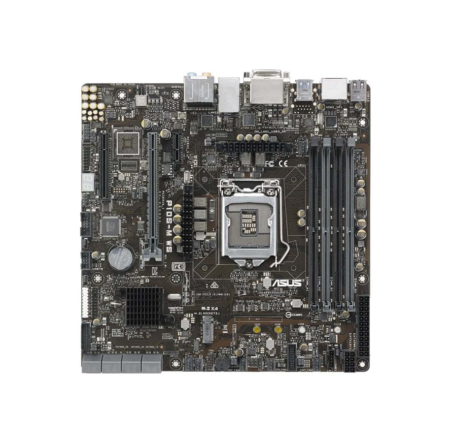 Emolevy - ASUS P10S-M WS Emolevy - Intel C236 - Intel LGA1151 socket - DDR4 RAM - Micro-ATX - 90SB05Q0-M0EAY0