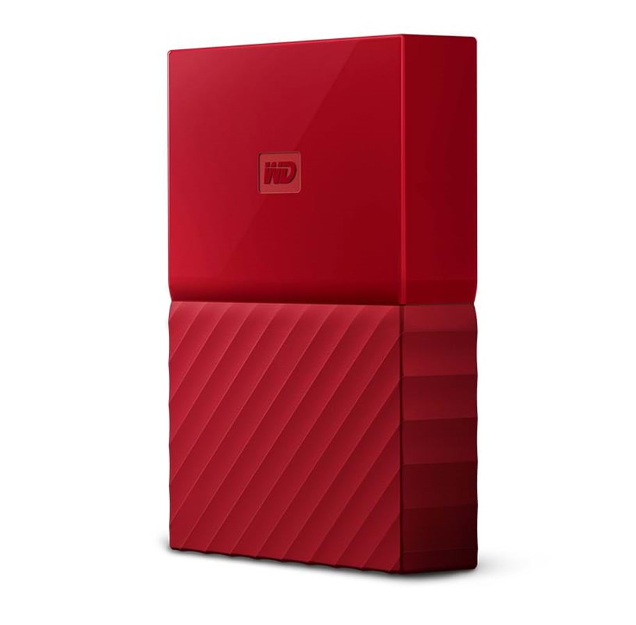 Kovalevyt - ulkoiset - WD My Passport (NEW) Red BYFT0030BRD - Ulkoiset kovalevyt - 3TB - Punainen - WDBYFT0030BRD-WESN